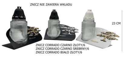 ZNICZ CORRADO CZARNO ZŁOTY