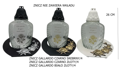ZNICZ GALLARGO BIAŁO ZŁOTY