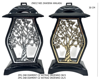 ZPG ZAB DIAMENT CZ WITRAŻ DRZEWKO ZŁ