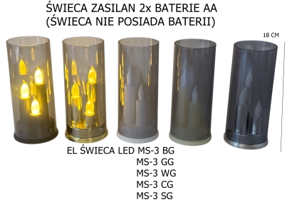 EL ŚWIECA LED MS-3 SG