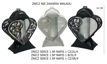 ZNICZ SERCE 1 AP NAPIS CZ/SR