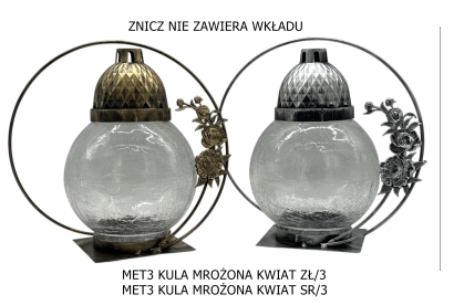 MET3 KULA MROŻONA KWIAT SR