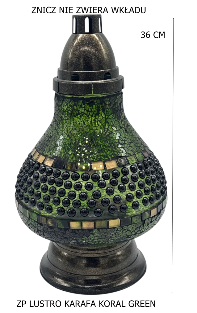 ZP LUSTRO KARAFA KORAL GREEN