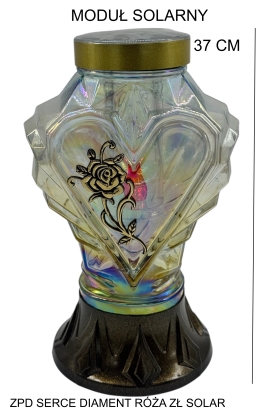 ZPD SERCE DIAMENT RÓŻA ZŁ SOLAR