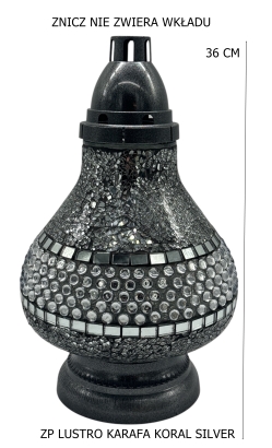 ZP LUSTRO KARAFA KORAL SILVER