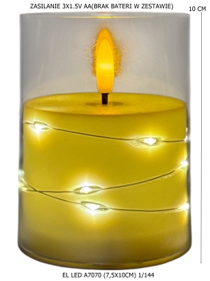 EL LED A7070 (7,5X10ZM)