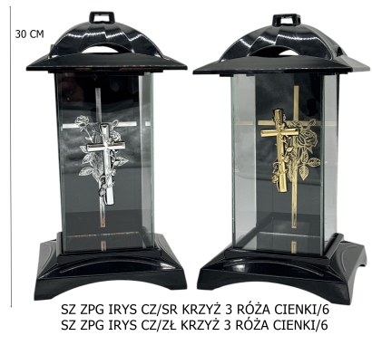 SZ ZPG IRYS CZ/SR KRZYŻ 3 RÓŻE CIENKIE