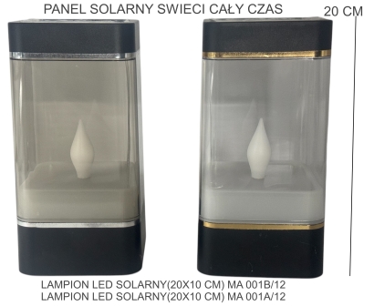 LAMPION LED SOLARNY(20X10 CM) MA 001B